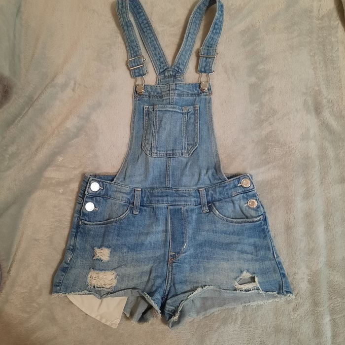 Spodnie ogrodniczki 140 H&M