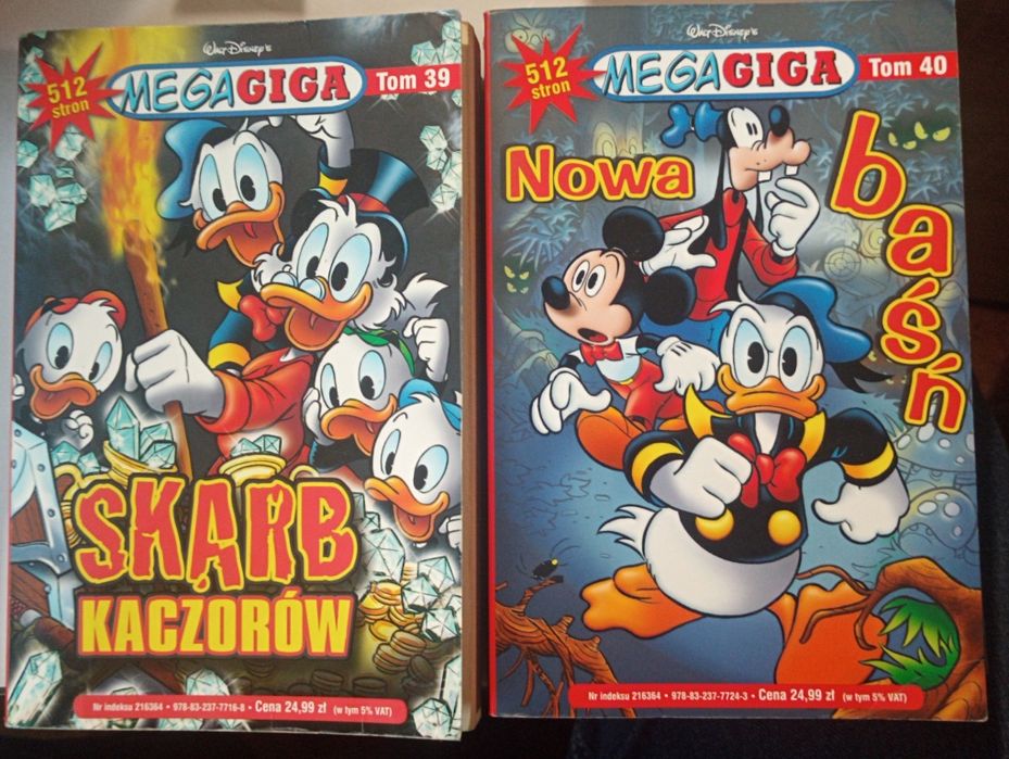 Kaczor Donald Mega Gigant tom 39 i 40