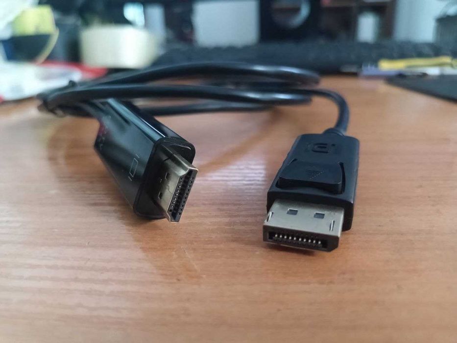 Кабель-переходник перехідник DP (Display Port) в HDMI адаптер