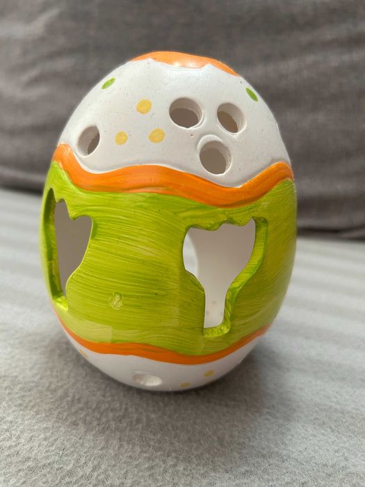 Świecznik na tealight nowy jajko kolorowy WYSYŁKA od 11 zł wielkanoc