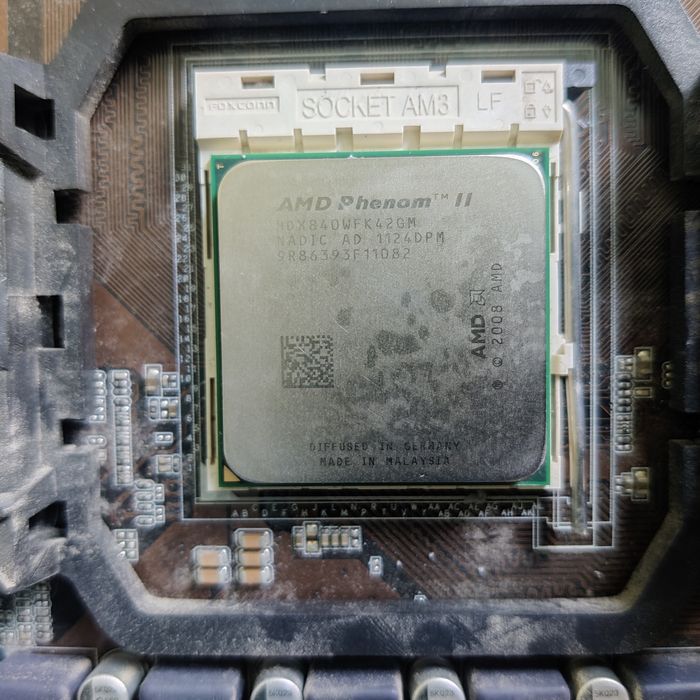 Материнська плата Asus M4A77TD + процесор AMD Phenom II+ оперативка