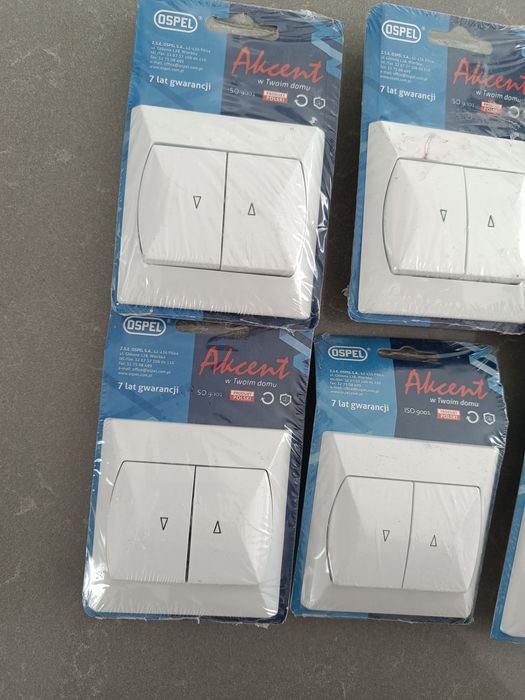 Łącznik żaluzjowy Ospel biały nowy