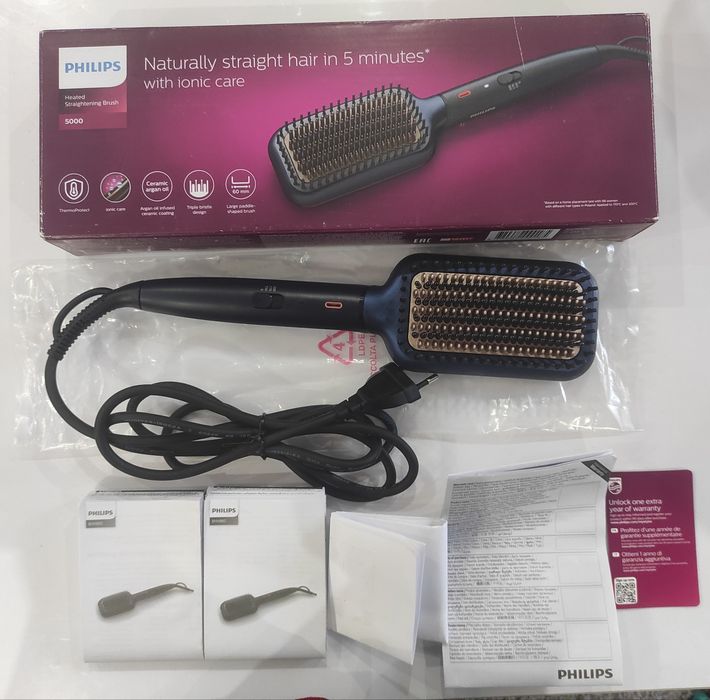 Щітка - вирівнювач волосся Philips BHH885/00 / випрямляч / Выпрямитель