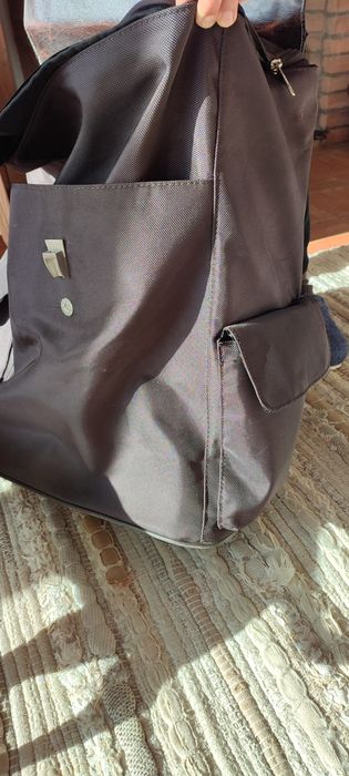 Saco mala troley de viagem com pele - Muito pouco usado