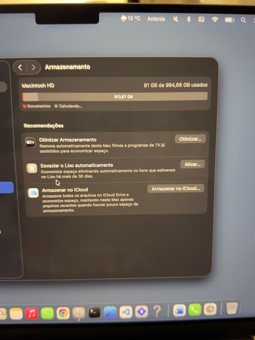 Macbook Pro M4 Pro 14 polegadas  / 24GB Ram / 1 TB