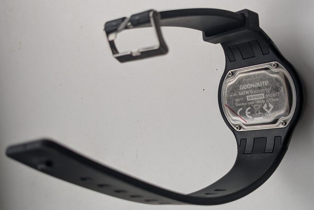 Relógio Cronómetro de corrida W100 PRETO, NOVO A ESTREAR, da Decathlon