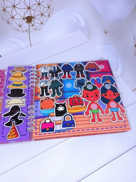 Альбом на липучках "ТокаБока веселий шопінг"