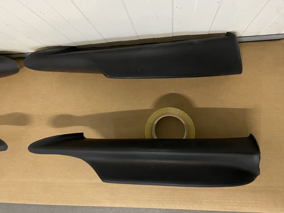 SPLITTERS FRONTAIS LIPS SPOILERS PALAS ABAS FRENTE LÂMINAS BMW Série 3 E90 E91 PACK M PERFORMANCE PRE LCI / LCI