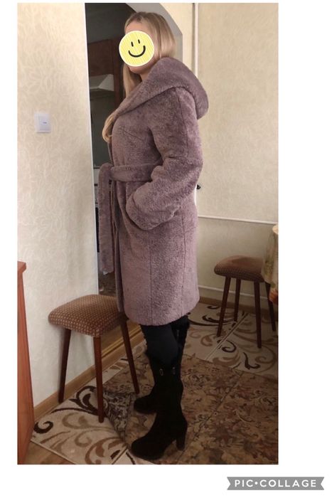 Шуба из эко меха