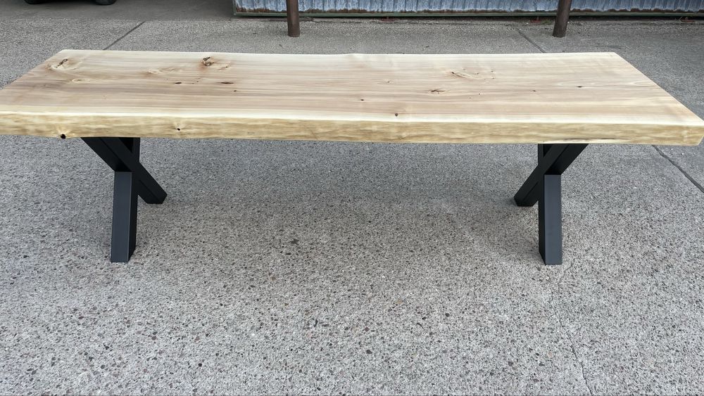 Stół, monolit topolowy 268x77/87