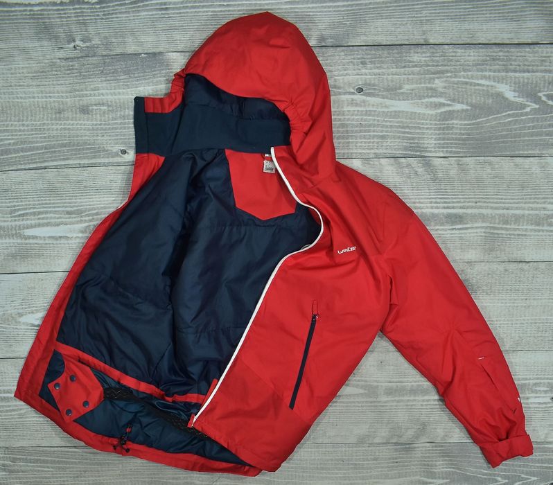 Wed'ze Męska Czerwona Kurtka Narciarska Slide 200 L