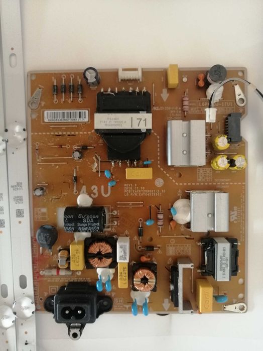 LG 43UM7100PLB, todas as peças