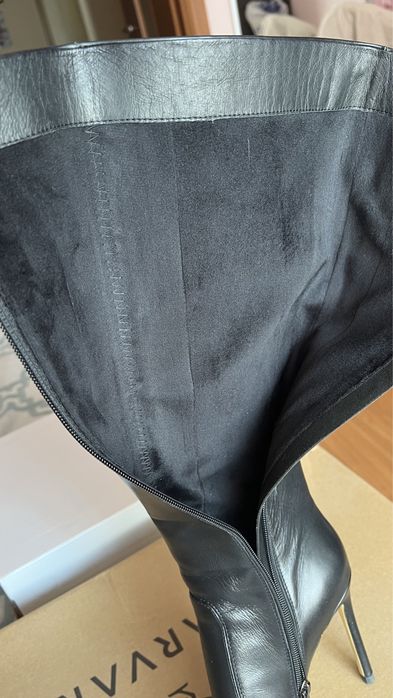 Сапоги кожаные Carvari, ботинки.