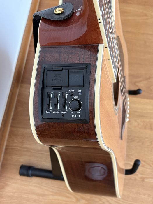 Guitarra electroacústica takamine ga5lce nat como nova+ acessórios
