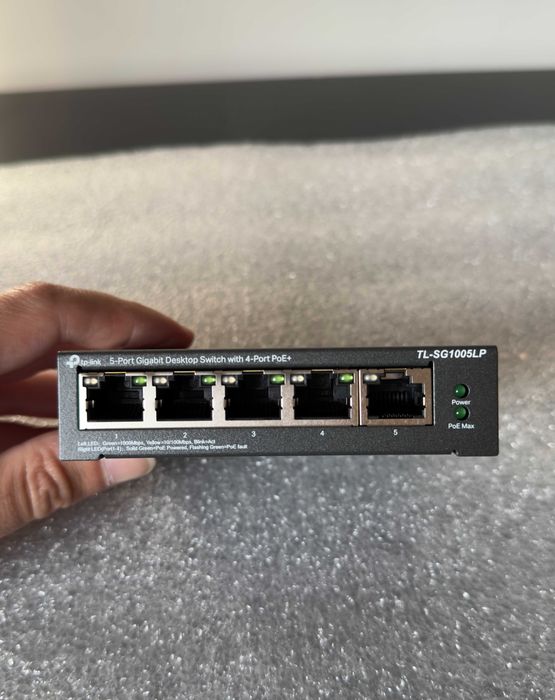 TP-Link TL-SG1005LP – Switch Gigabit PoE+ de 5 Portas
