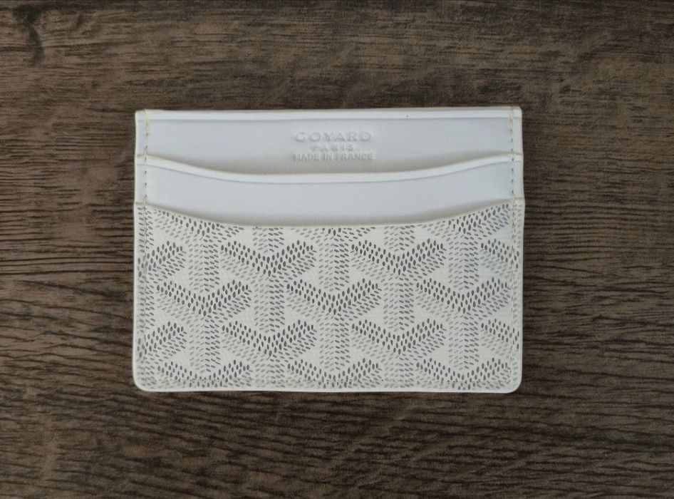 Biały cardholder Goyard