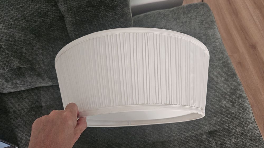 Lampa sufitowa IKEA ÅRSTID 46 cm – biały plafon