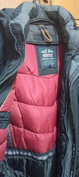 Чоловіча зимня куртка великого розміру