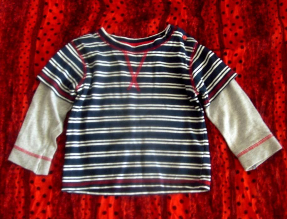 sweterek plus spodnie dzinsowe na 12-18 mies. / wzrost 80 cm/