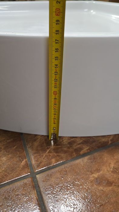 Brodzik do kabiny prysznicowej półokrągły 90cm