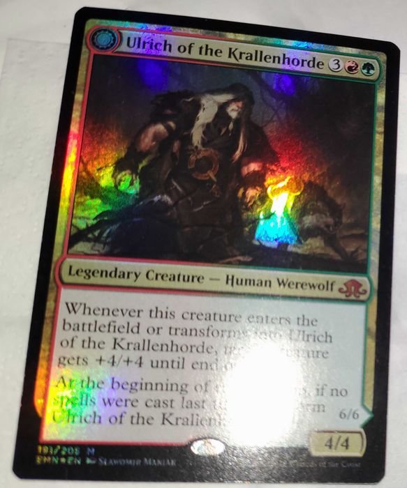 Magic TG - Ulrich of the Krallenhorde - Foil - Eldritch Moon - NM