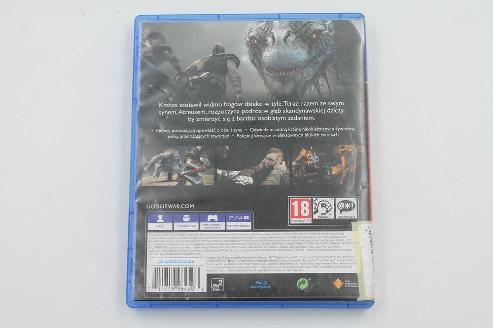gra na ps4 GOD OF WAR pl