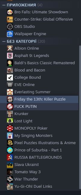 Аккаунт стіма 22 лвл