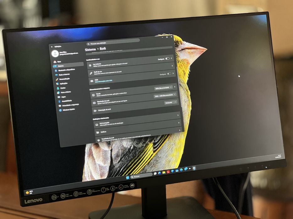 Lenovo  L27” -  QHD