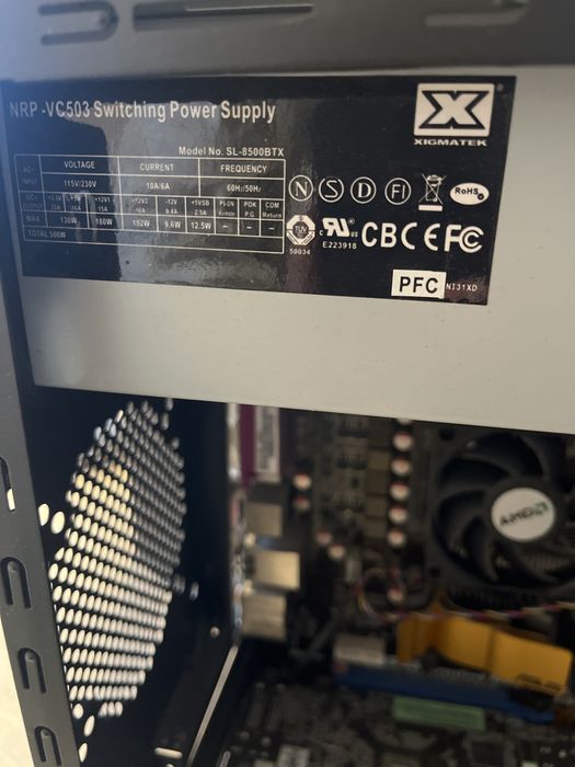 Компьютер Acer + монитор  ( колонки , клавиатура )