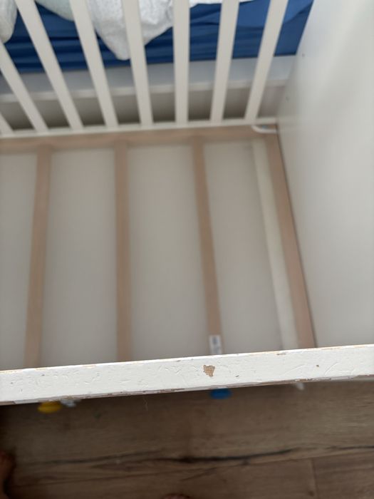Drewniane łóżeczko Ikea