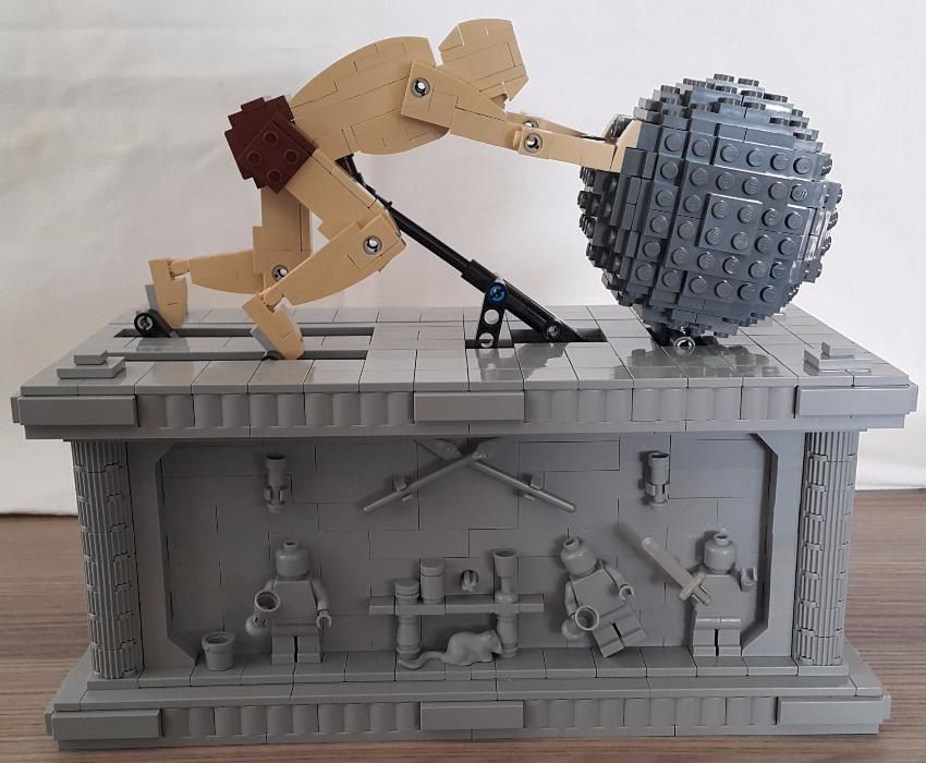lego Moc Syzyfowe Prace - Sisyphus Kinetic Sculpture  PF