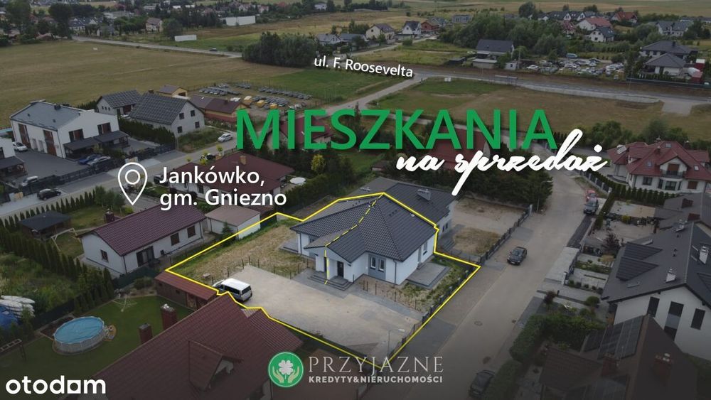 Mieszkania Na Sprzedaż Z Ogródkiem - Gniezno - Jankówko/Jankowo Dolne