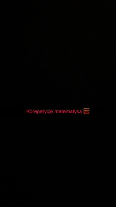 Korepetycje MATEMATYKA