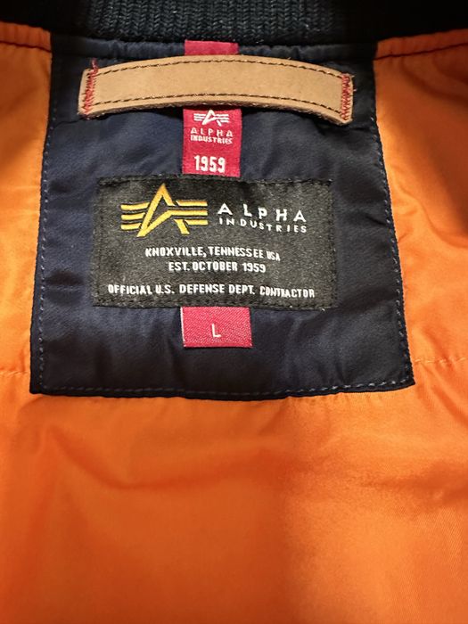 Куртка-бомбер Alpha Industries MA-1 VF NASA