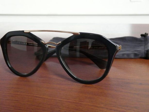 Okulary przeciwsłoneczne PRADA SPR 12Q nowe, w stanie idealnym