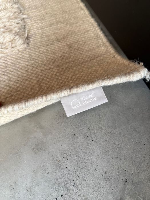 Dywan Marely z białej wełny 200x300 Kave Home