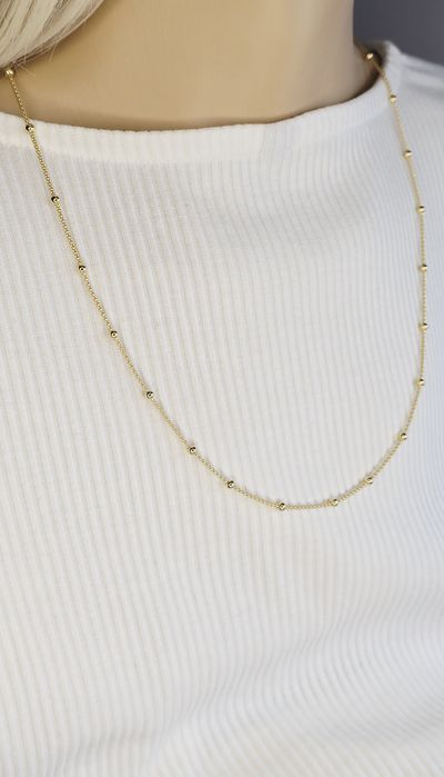 Złoty łańcuszek, naszyjnik próba 585 14k