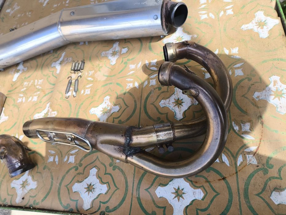 KTM Lc4 wydech tłumik kolektor komplet