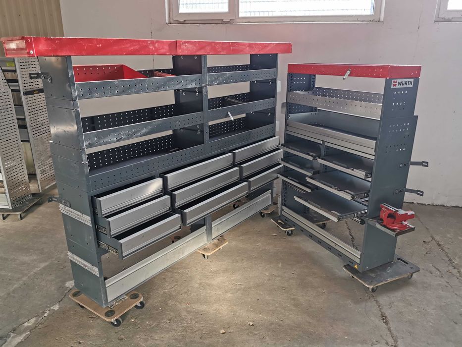 Zabudowa serwisowa warsztatowa CRAFTER SPRINTER TRANSIT MAN TGE IVECO