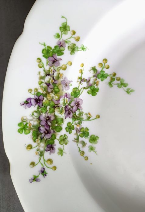 Посуда тарелка ВСЕУКРТРЕСТ 20-ые фарфор ранние советы НЭП