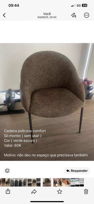 Cadeirao verde escuro