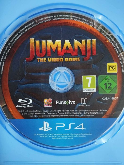 Gra Jumanji The Video Game PS4/PS5 Playstation