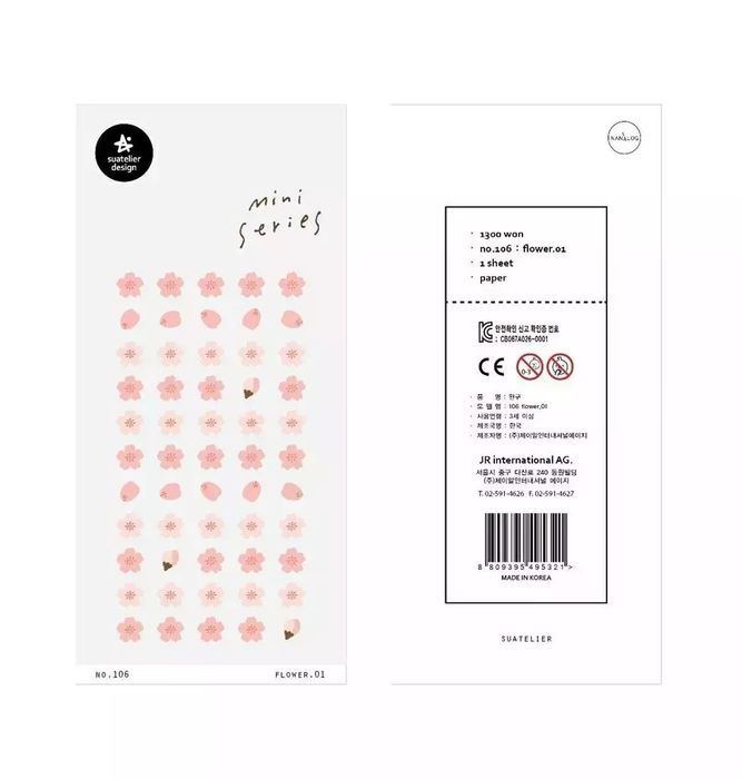Naklejki Mini Kwiaty #1. Nowy Produkt