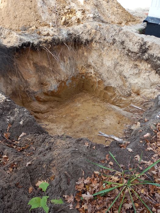 usługi minikoparką,przyłącza wod.-kan.