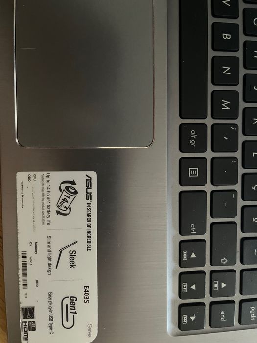 PC ASUS óptimo estado