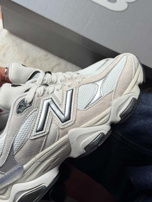 Кросівки New Balance 9060 Grey White кеди нью беланс білі сірі