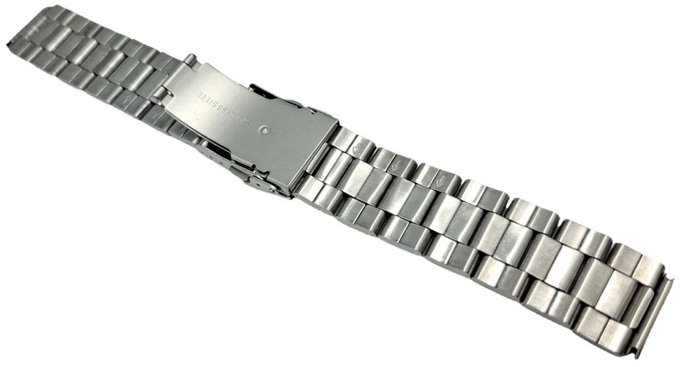 Nowa Bransoleta bransoletka do zegarka elegancka 18 mm stal nierdzewna