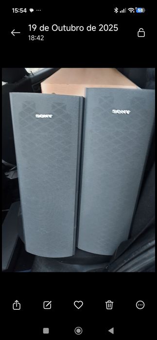 Amplificador com colunas 5.1