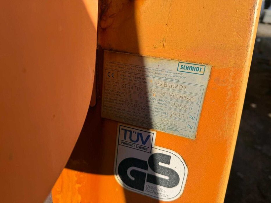 Piaskarka Schmidt Stratos B40-36 z 2005r.