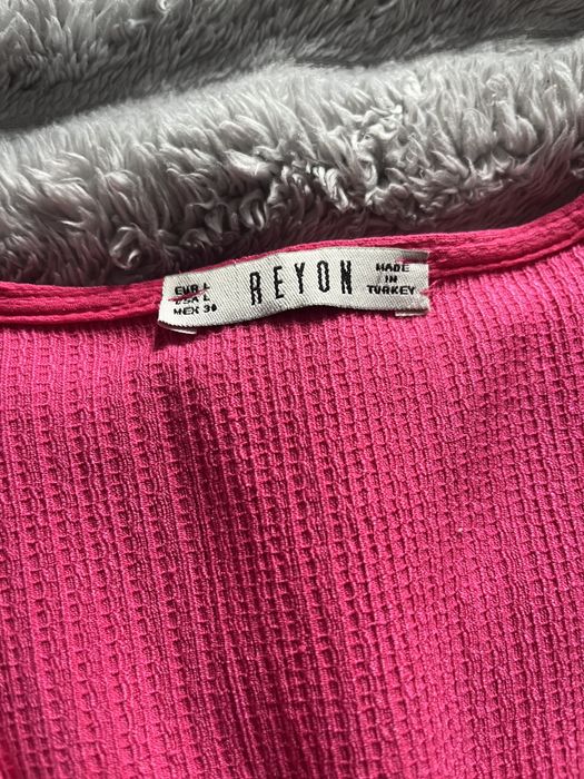 Рожева сукня з тканини креп-жатка (розміри M–L)